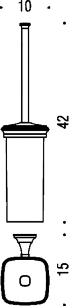 Ёршик для унитаза Colombo Design Portofino B3207 хром