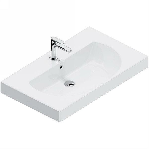 раковина kerama marazzi buongiorno 80 bg.wb.80 белая глянцевая