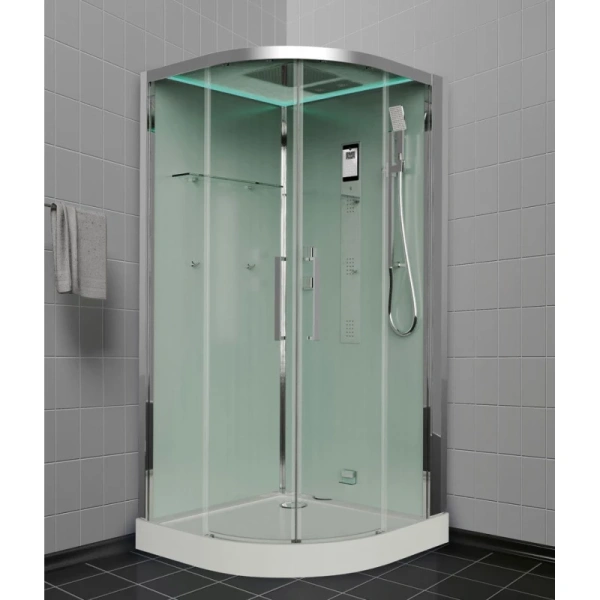 душевая кабина timo premium 100x100 impih-517 с баней с гидромассажем