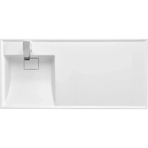 раковина акватон лондри 1a72833klh01l над стиральной машиной, 105x50 см, белая