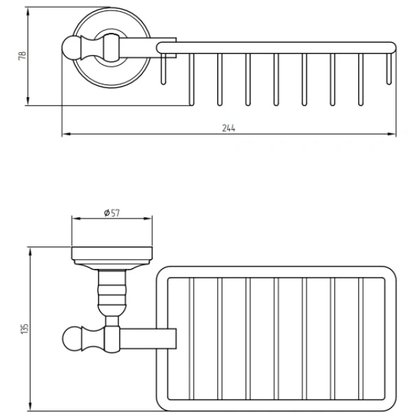 Мыльница Migliore Mirella 17295