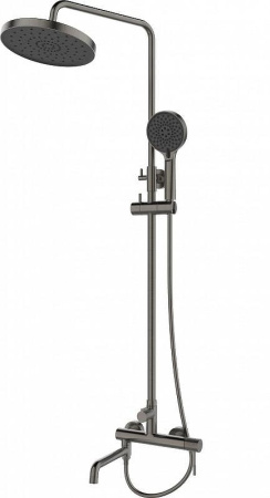 Душевая стойка Esbano ESDSDAIS-DSGM оружейная сталь