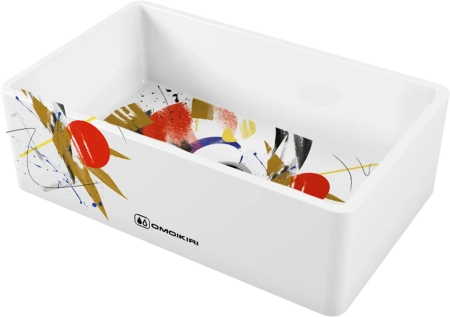 Мойка кухонная Omoikiri Mikura 76-Tokyo white