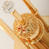 напольная стойка migliore cristalia 16847 цвет золото с кристаллами swarovski