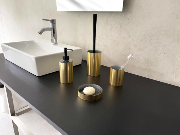 Ёршик для унитаза Ridder Cindy золотой