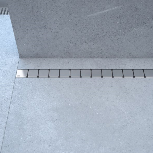 душевой лоток ravak 10° oz 85 x01576 с решеткой хром