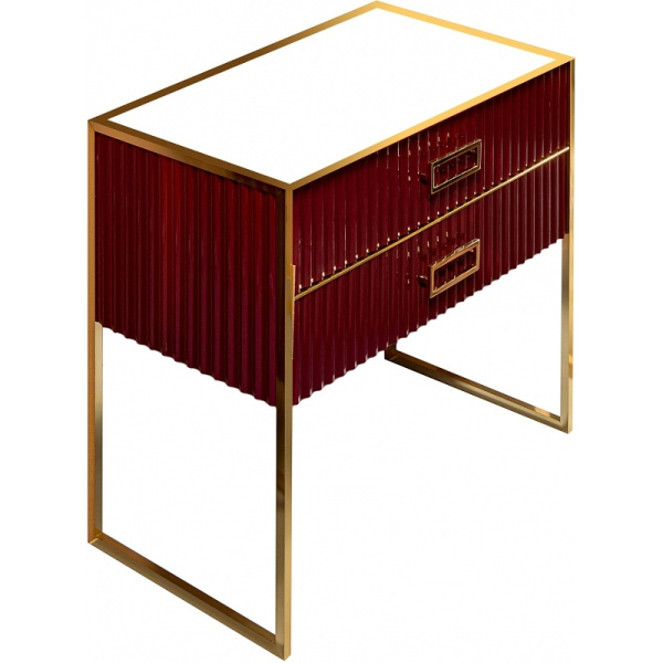 тумба под раковину boheme armadi art monaco 100 866-100-rg бордо глянец золото