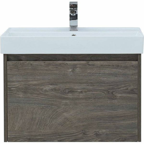 тумба под раковину aquanet nova lite 75 245242 подвесная дуб рошелье