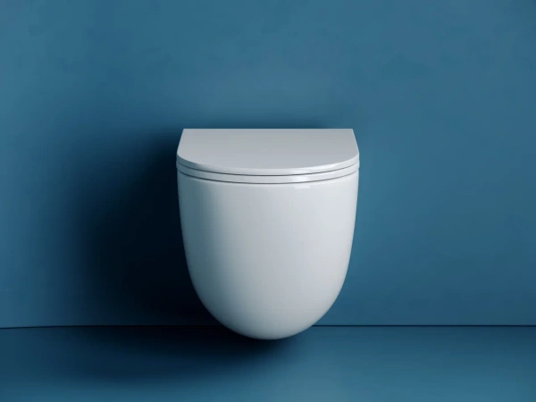 унитаз ceramicanova vogue cn4008t подвесной, безободковый, с сиденьем микролифт, белая