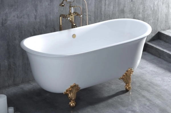 ванна из искусственного камня salini egida 179х79 100511g белый глянец