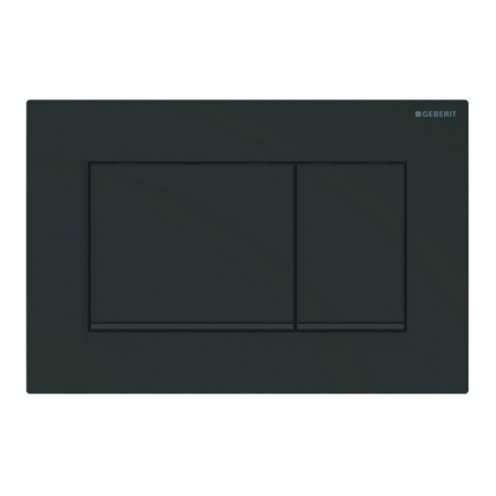 Кнопка для инсталляции Geberit Sigma 30 115.883.DW.1 черная глянцевая/вставки черные матовые