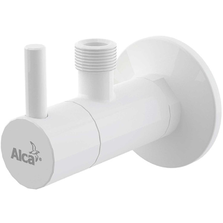 Запорный вентиль Alcaplast ARV001B угловой Белый