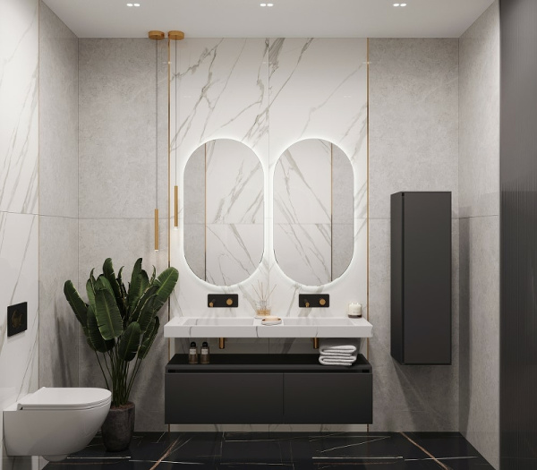раковина boheme armadi art flat 140 859-140-clct двойная белый мрамор