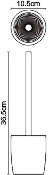 Ёршик для унитаза WasserKRAFT Dinkel K-4627 белый матовый