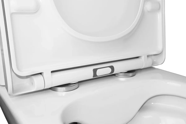 унитаз компакт azario blaise az-55-1 напольный, безободковый, с бачком и сиденьем микролифт, 61.55х38.5х80.1 см, белый