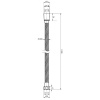 душевой шланг cezares czr czr-fmm-120-01 хром