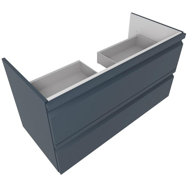 тумба с раковиной aquatek вега 100 aq77100-mg подвесная серая матовая