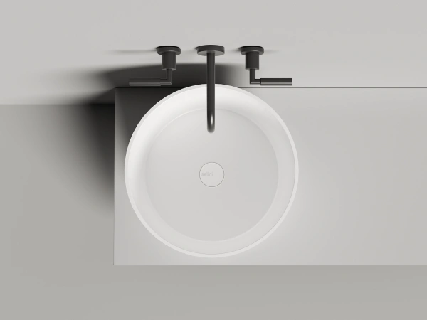 раковина накладная 46 cм salini armonia 04130118m материал: s-stone, цвет: белый матовый раковина накладная 46 cм salini armonia 04130118m материал: s-stone, цвет: белый матовый