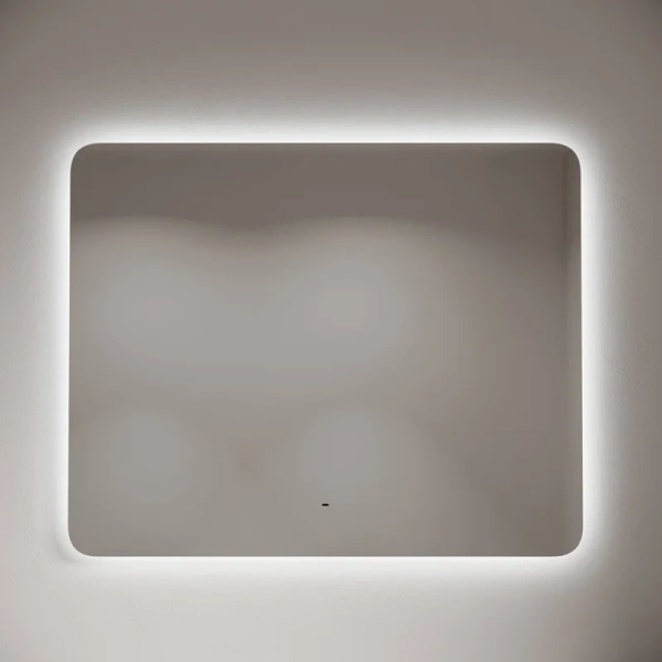 зеркало для ванной комнаты sancos ray 1000х800 c подсветкой, ra1000