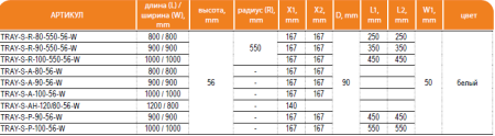 душевой поддон из искусственного камня cezares tray s 90x90 tray-s-r-90-550-56-w белый