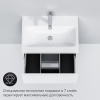 тумба под раковину am.pm gem 75 см m90fhx07521wg подвесная белая