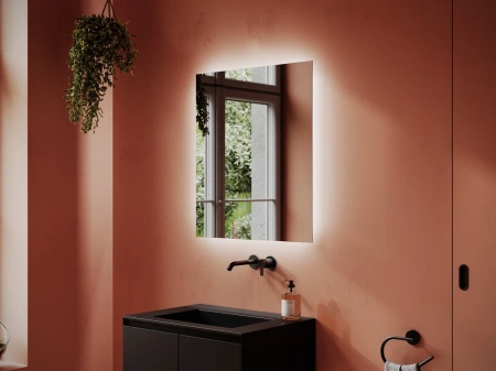 Зеркало Sancos Square 70 с подсветкой