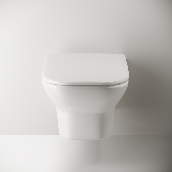 унитаз ceramicanova enjoy cn1104e подвесной, с сиденьем микролифт, белая