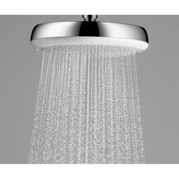 верхний душ хром/белый hansgrohe crometta 160 1jet 26577400