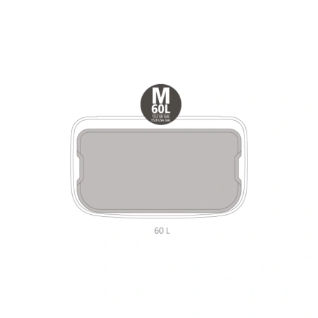 мусорное ведро brabantia bo pedal bin 211362 60 л, черное