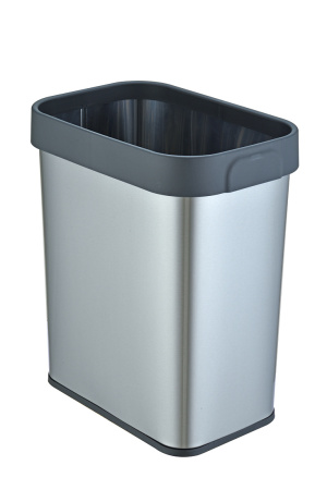 Мусорное ведро Weltwasser WW Solid MT 12L хром матовый