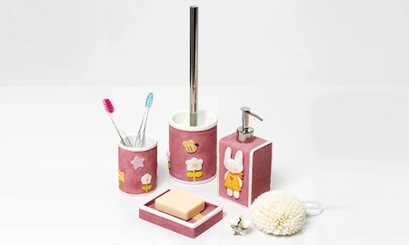 дозатор для мыла wasserkraft ammer k-6499 розовый матовый