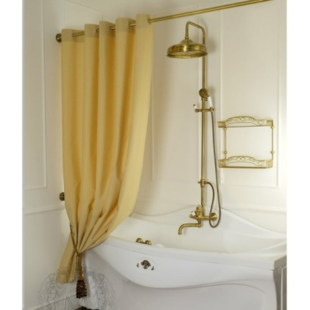 штора для ванны migliore 180x200 25525 бисквит