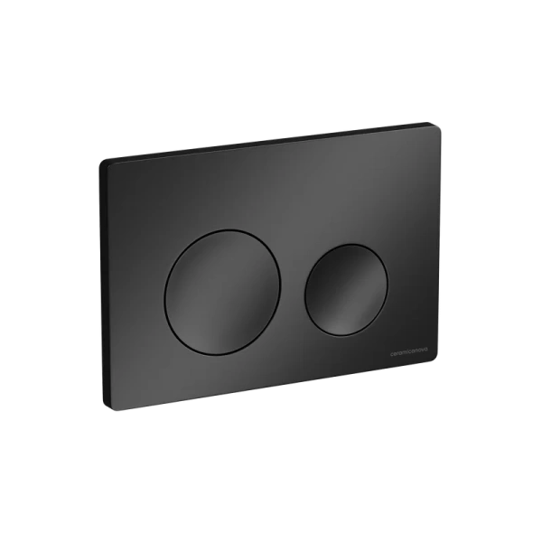 клавиша для инсталляции ceramicanova balance circle cn12-001mb черная матовая