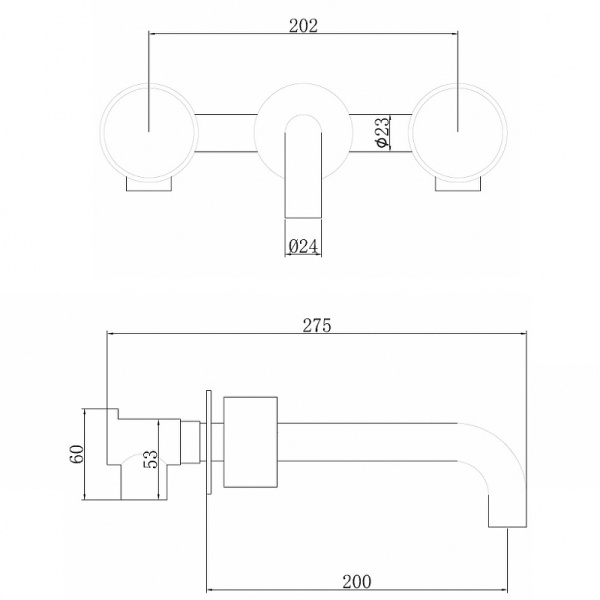 смеситель для раковины abber wasser kreis af81122g встраиваемый, золотой матовый