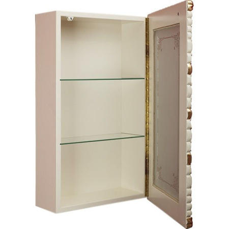 шкаф подвесной migliore bella avorio dorato 59 r 21254 слоновая кость