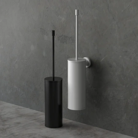 ёршик для унитаза colombo design plus w4962.bm настенный, металл, пластик, белый матовый