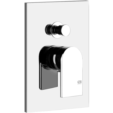Смеситель Gessi Via Manzoni 44634#031 встраиваемый, внешние части, на 2 выхода, цвет хром