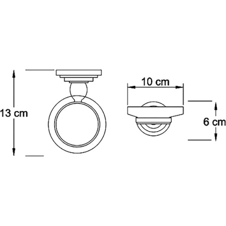 мыльница wasserkraft isar k-7329 цвет бронза темная