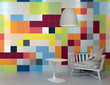 Керамическая плитка Kerama Marazzi Калейдоскоп ярко-желтый 5109 настенная 20х20 см