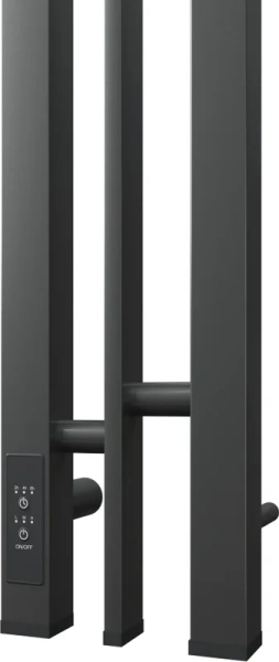 полотенцесушитель point фрея п2 pn20712gb электрический, 10x120 см, графит блеск