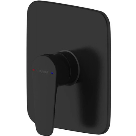 Смеситель для душа Bravat Source PB8173218BW-ENG черный матовый