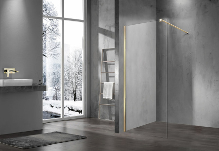 неподвижная перегородка 70х200 см vincea walk-in vsw-1h700clg прозрачное