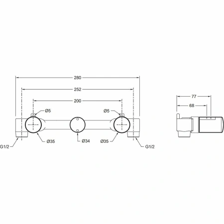 внутренняя часть для смесителя jacob delafon grands boulevards e28139-nf g 1/2
