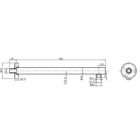 душевой комплект 300 мм vincea inspire vsfw-3i21t2rmb