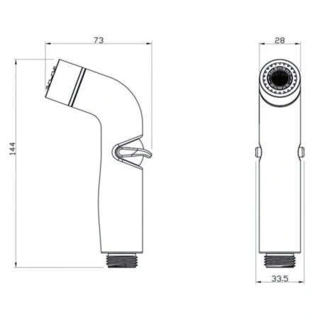гигиенический душ iddis 040sc2fi20 хром