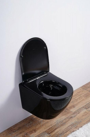 унитаз подвесной esbano azalea esupazalb черный