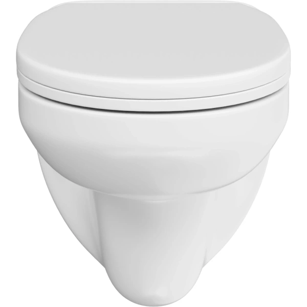 унитаз подвесной kerama marazzi pro кей-про kpro.wc.02 безободковый, белый глянец
