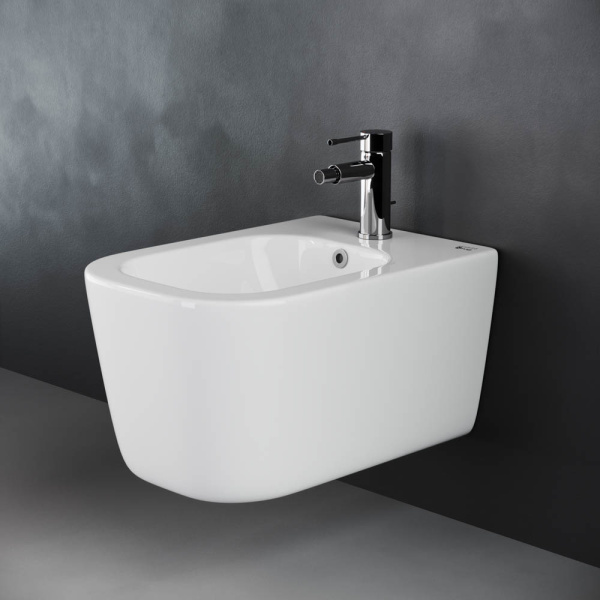 биде ceramicanova new day cn3006 подвесное, белое