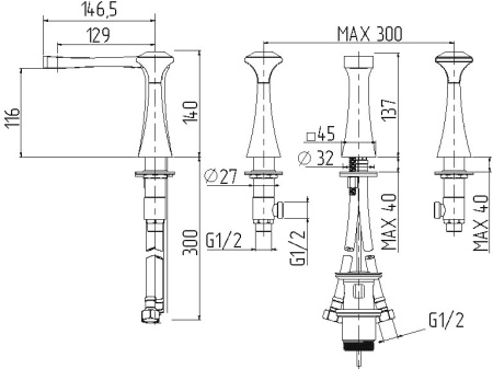 смеситель для раковины migliore opera 27970 смеситель для раковины migliore opera 27970