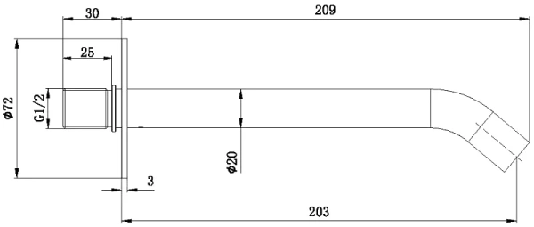 излив allen brau priority 5.31b18-31 матовый черный